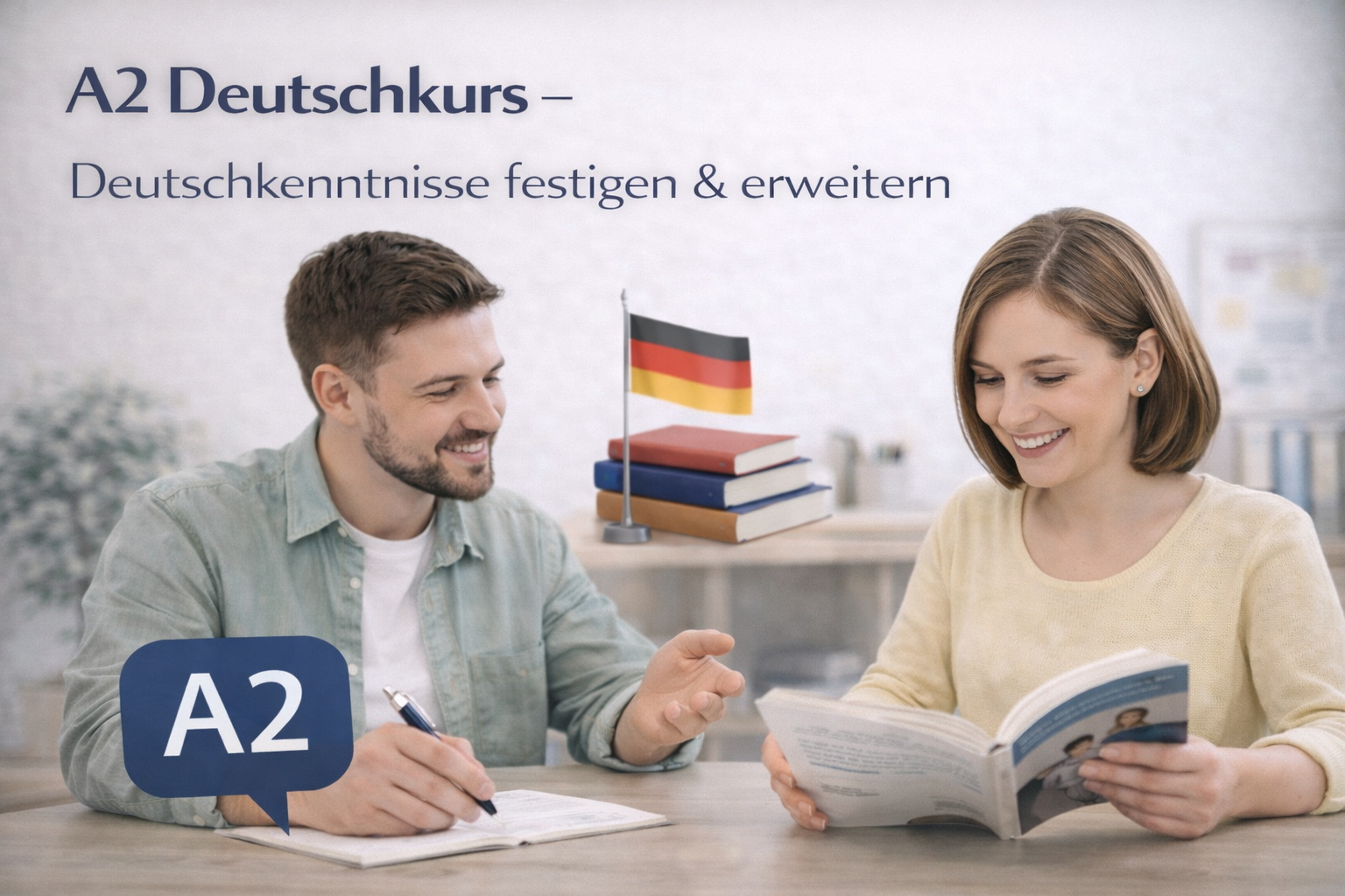 A2 Deutschkurs – Deutsch sicher anwenden und erweitern