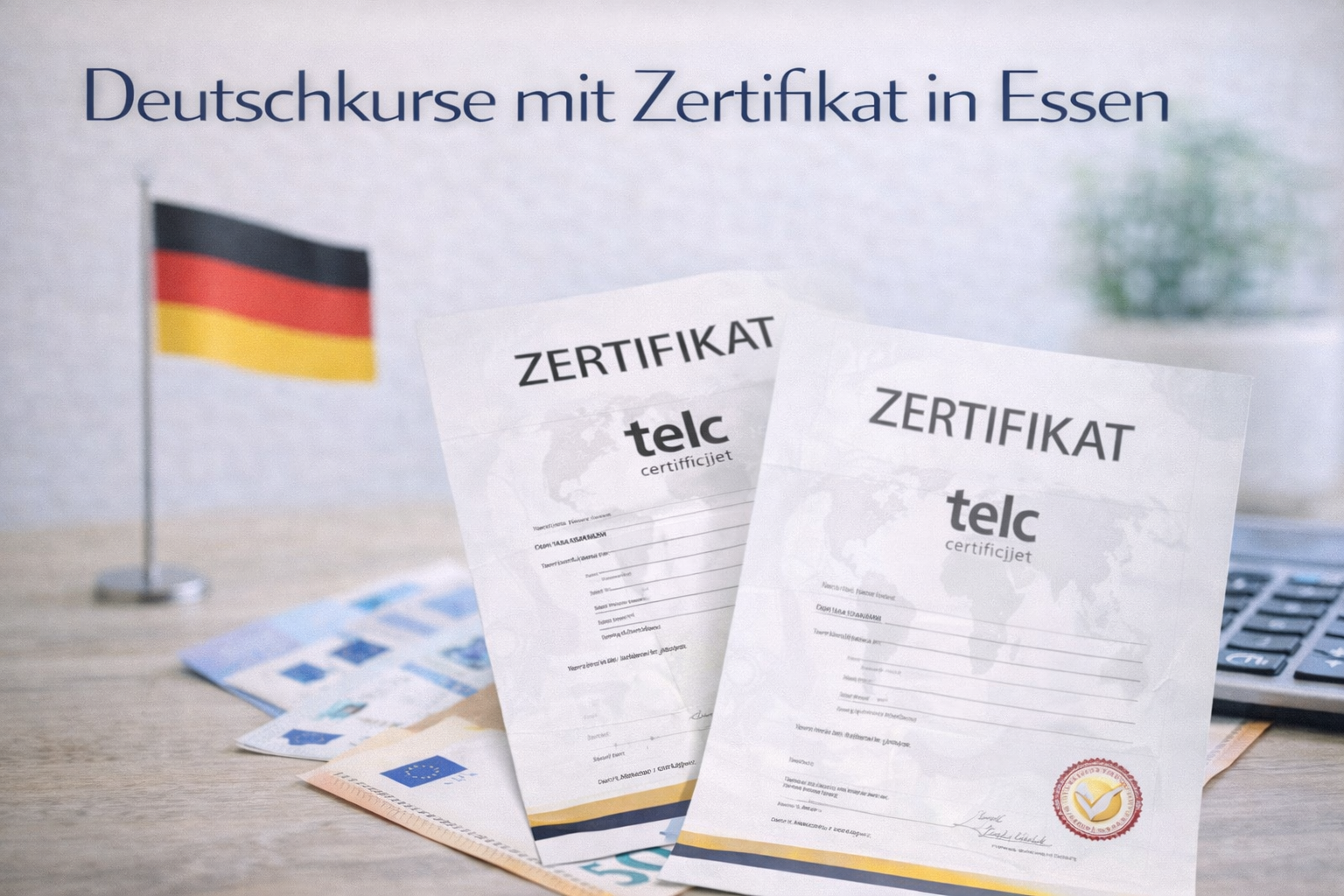 Deutschkurse in Essen für Anfänger und Fortgeschrittene